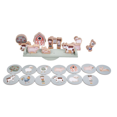 Little Dutch Ξύλινο παιχνίδι ισορροπίας Little Farm FSC LD7157