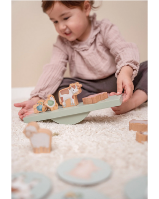 Little Dutch Ξύλινο παιχνίδι ισορροπίας Little Farm FSC LD7157