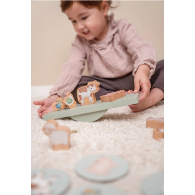Little Dutch Ξύλινο παιχνίδι ισορροπίας Little Farm FSC LD7157