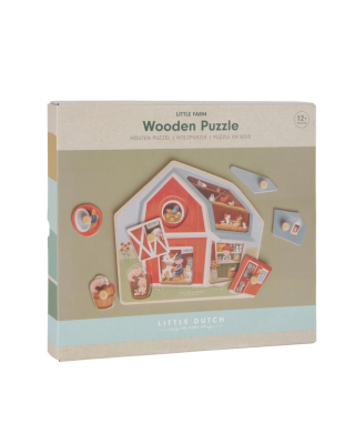 Little Dutch Ξύλινο παζλ Little Farm FSC LD7158