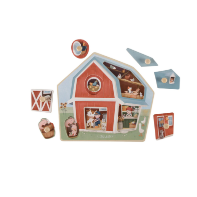 Little Dutch Ξύλινο παζλ Little Farm FSC LD7158