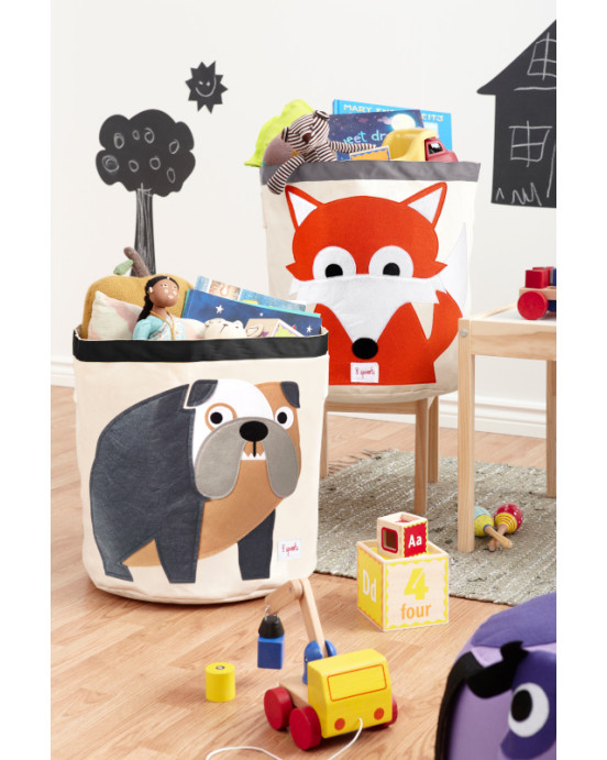 3 Sprout Καλάθι για παιχνίδια Bulldog 0317-IBNBDG