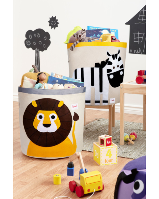 3 Sprout Καλάθι για παιχνίδια Zebra 0317-IBNZEB