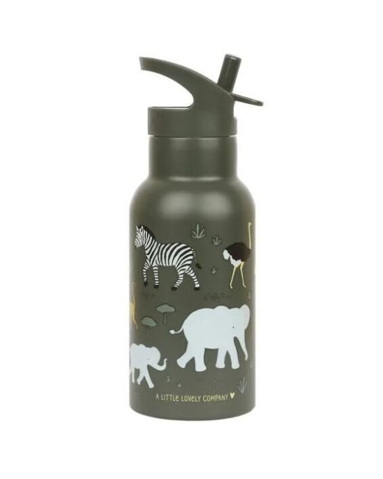 A Little Lovely Company Μπουκάλι θερμός με διπλό τοίχωμα από ανοξείδωτο ατσάλι 350ml Savanna