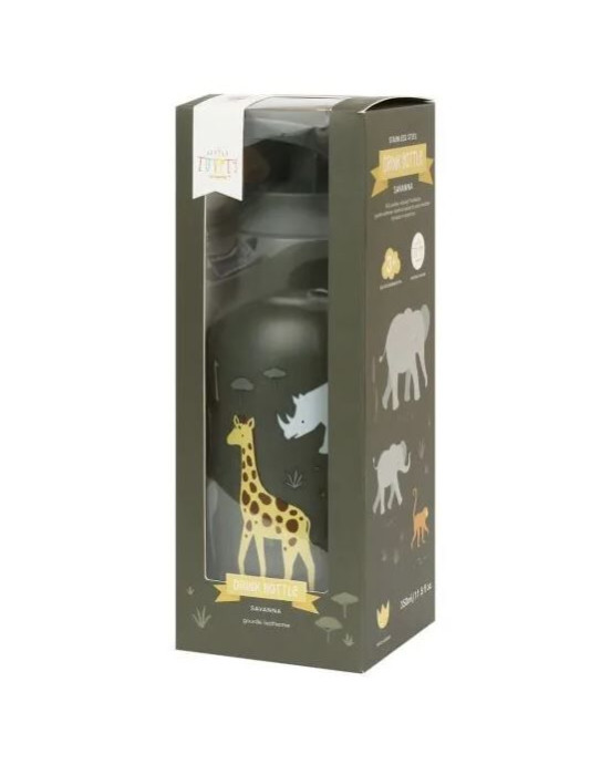 A Little Lovely Company Μπουκάλι θερμός με διπλό τοίχωμα από ανοξείδωτο ατσάλι 350ml Savanna