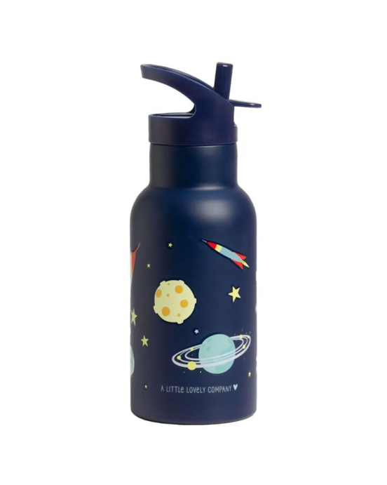 A Little Lovely Company: Μπουκάλι με διπλό τοίχωμα από ανοξείδωτο ατσάλι 350ml Space