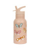 A Little Lovely Company Μπουκάλι θερμός με διπλό τοίχωμα από ανοξείδωτο ατσάλι 350ml Butterflies