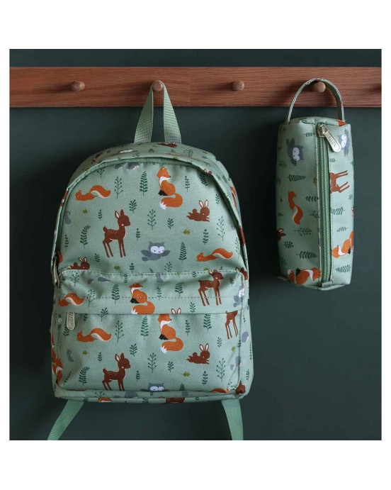 A little lovely company Τσάντα πλάτης με Ισοθερμική θήκη 27x32x19εκ. Forest Friend BPFFSA56