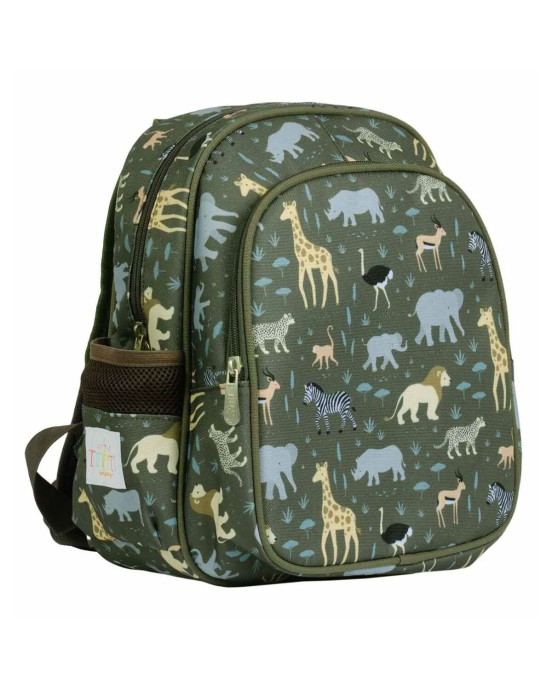 A little lovely company Τσάντα πλάτης με ισοθερμική θήκη 27 x 32 x 19 εκ "Savanna'' BPSAGR57