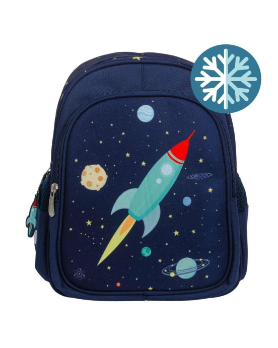 A little lovely company Τσάντα πλάτης με Ισοθερμική θήκη 27x32x19εκ. Space