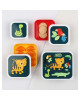 A little lovely company Σετ 4 δοχεία φαγητού Lunch & Snack Box Jungle Tiger  SBSEJT20