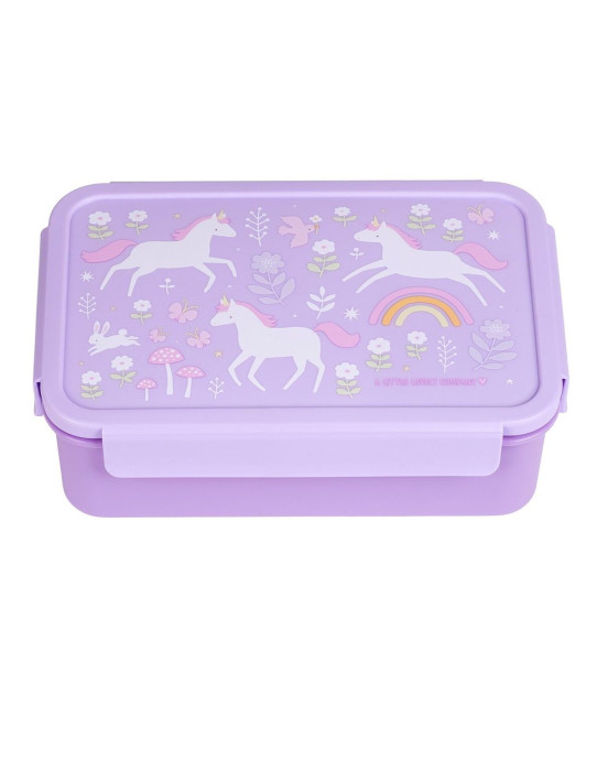 A little lovely company Δοχείο φαγητού Bento Lunch box Unicorn Dreams BBUDPU70