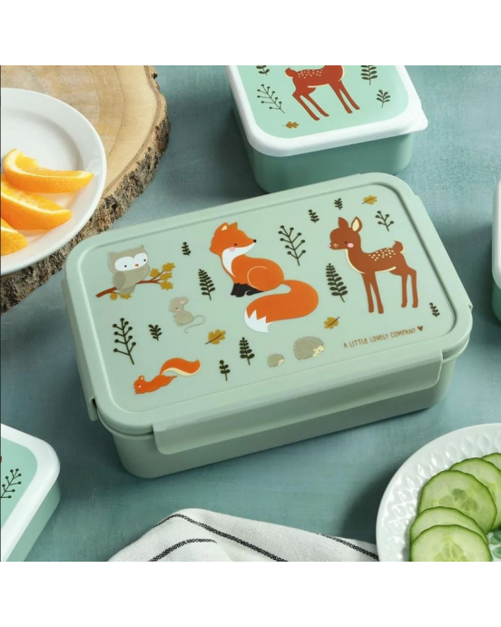 A little lovely company Δοχείο φαγητού Bento Lunch box Forest Friends BBFFMI66