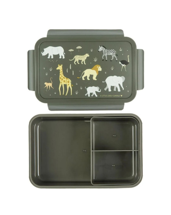A little lovely company Δοχείο φαγητού Bento Lunch box Savanna BBSAGR65