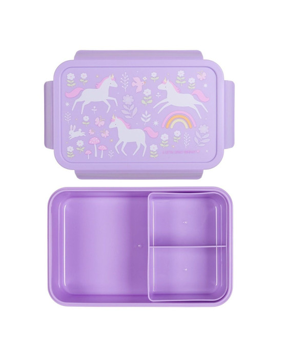 A little lovely company Δοχείο φαγητού Bento Lunch box Unicorn Dreams BBUDPU70