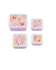 A little lovely company: Σετ 4 δοχεία φαγητού Lunch & Snack Box -Flower garden SBSEFG83