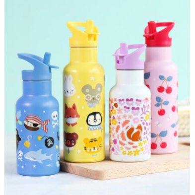 A Little Lovely Company: Μπουκάλι με διπλό τοίχωμα από ανοξείδωτο ατσάλι 350ml - Animal friends DBSSAF87