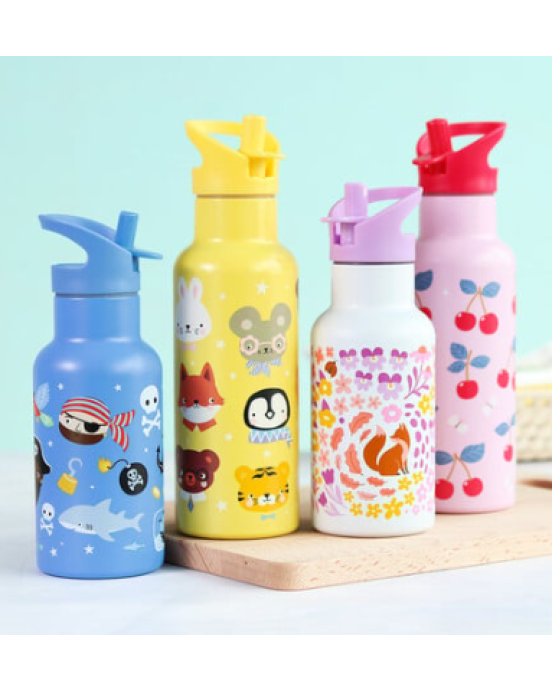 A Little Lovely Company: Μπουκάλι με διπλό τοίχωμα από ανοξείδωτο ατσάλι 350ml - Animal friends DBSSAF87