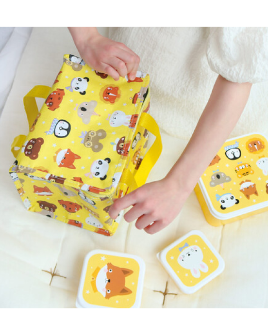 A little lovely company Τσαντάκι μεταφοράς φαγητού - Animal Friends CBAFYE33