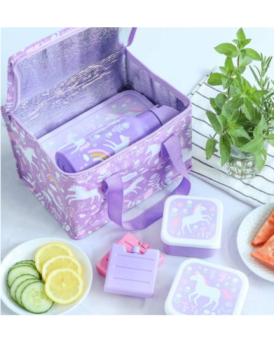 A little lovely company Τσαντάκι μεταφοράς φαγητού - Unicorn dreams CBUDPU26