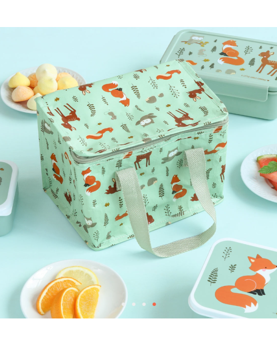 A little lovely company: Τσαντάκι μεταφοράς φαγητού - Forest friends CBFFSA30