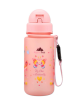 AlpinTec Παγούρι Kids 400Ml Πεταλούδα Με Καλαμάκι ροζ  C-400FL-BU