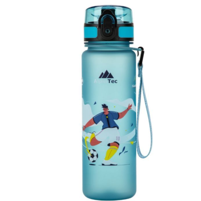 AlpinTec Kids Παγούρι 500Ml Football Glow Blue C-500GB-FT