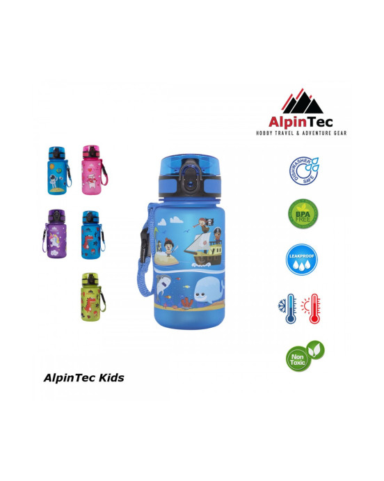 AlpinTec Παγούρι Πειρατές 350ml Γαλάζιο C-350BE-PIR