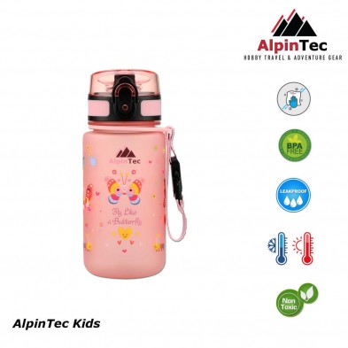 AlpinTec Παγούρι 350ml Kids Πεταλούδες  C-350FL-BU