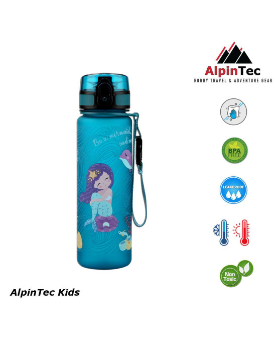 AlpinTec Παγούρι Kids 500Ml Γοργόνα Μπλε C-500CI-MER