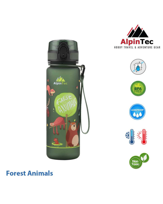 AlpinTec Kids Παγούρι 500Ml Forest Animals C-500DG-FA