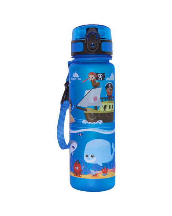 AlpinTec Παγούρι Kids 500Ml Pirates - Πειρατές Μπλε C-500BE-PIR