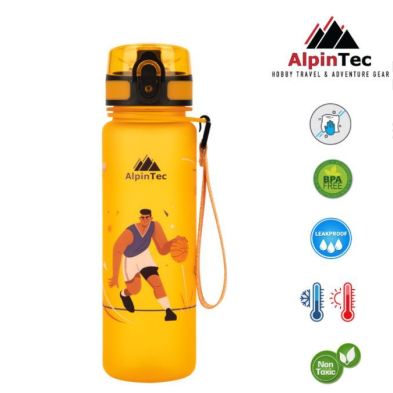 AlpinTec Kids Παγούρι 500Ml Basket Dynamic Πορτοκαλί C-500DOR-BSK
