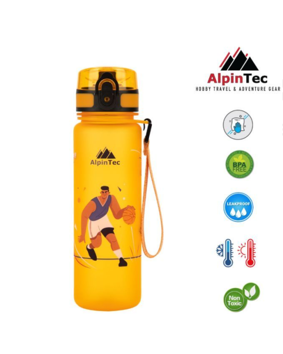 AlpinTec Kids Παγούρι 500Ml Basket Dynamic Πορτοκαλί C-500DOR-BSK