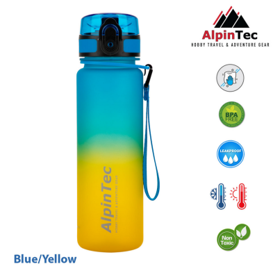 AlpinTec Παγούρι Mood 500ml μπλε/κίτρινο G-500-BEYW