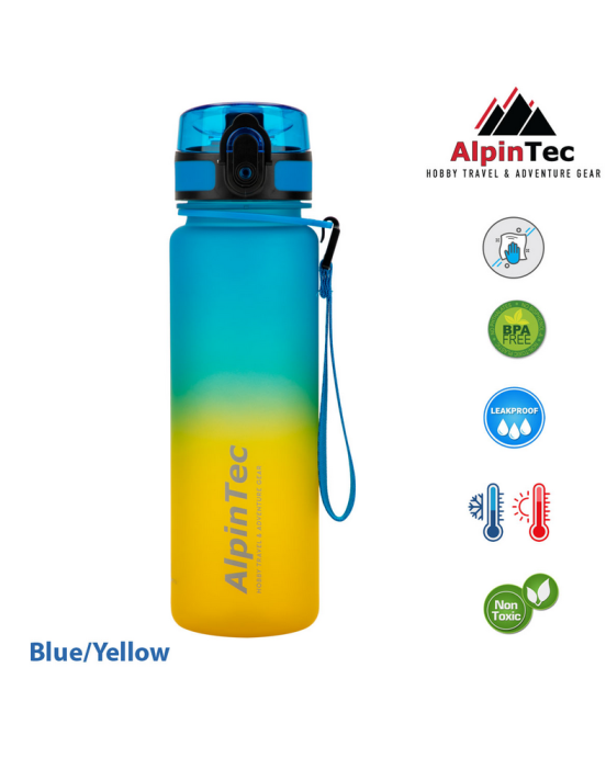 AlpinTec Παγούρι Mood 500ml μπλε/κίτρινο G-500-BEYW