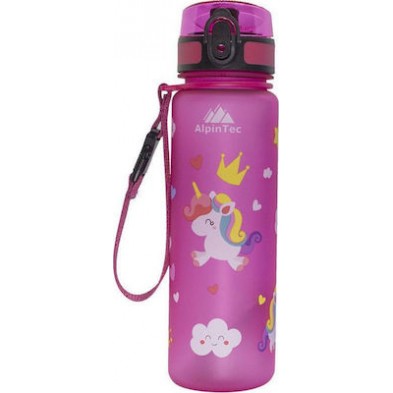 AlpinTec Kids Παγούρι 500Ml Ροζ Πόνυ C-500PK-3
