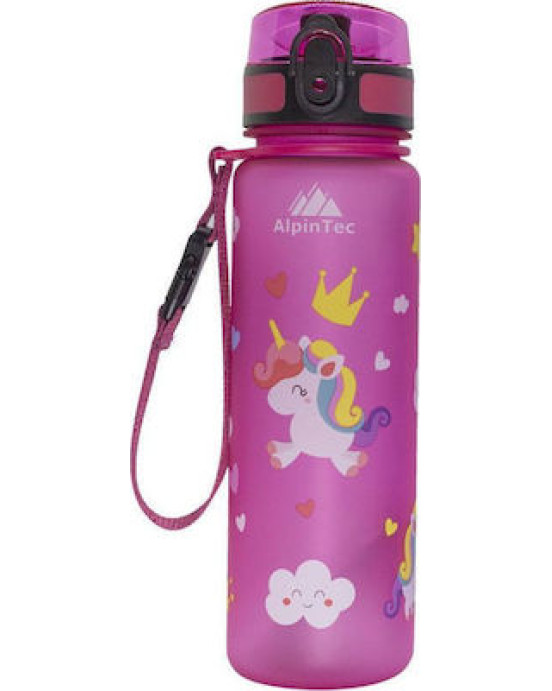 AlpinTec Kids Παγούρι 500Ml Ροζ Πόνυ C-500PK-UN