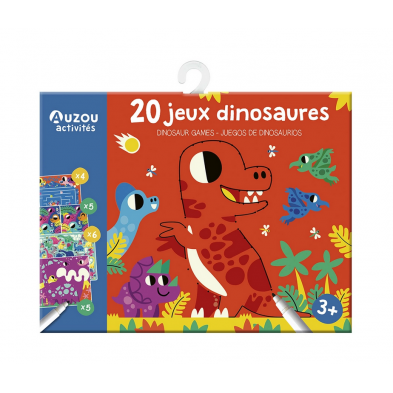 Auzou My Games Pouch 20 Games Dinosaurs AUZ-507110