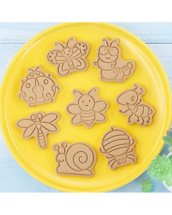 Baby Donkey Cookie Cutters Έντομα 8 τμχ CUT12 