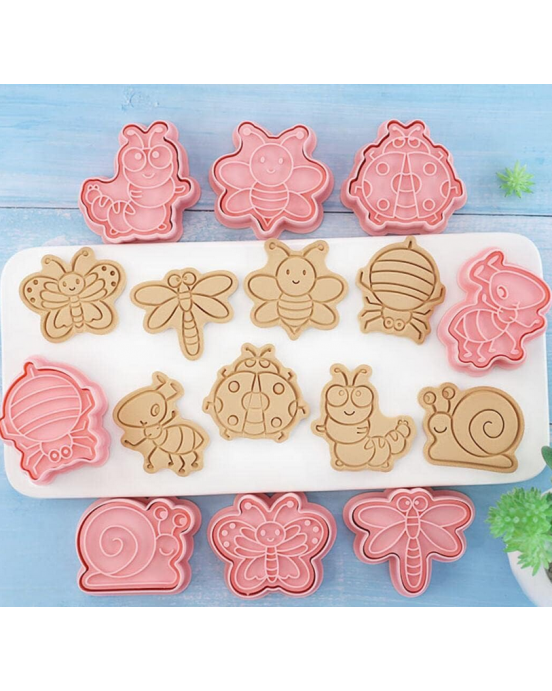 Baby Donkey Cookie Cutters Έντομα 8 τμχ CUT12 
