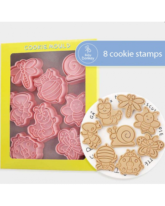 Baby Donkey Cookie Cutters Έντομα 8 τμχ CUT12 