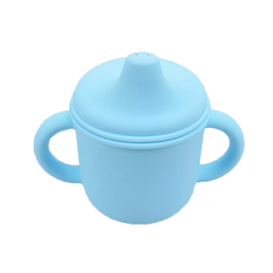 Baby Donkey Παιδικό Ποτήρι με στόμιο (150ml) γαλάζιο 6+ μηνών SICULID01