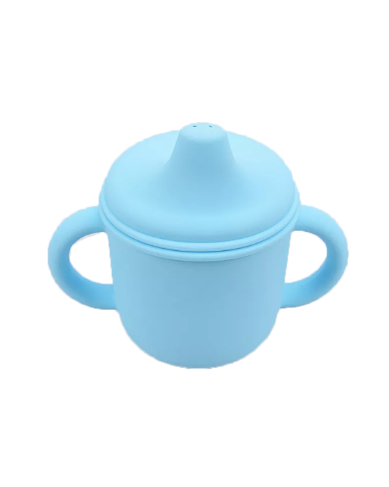 Baby Donkey Παιδικό Ποτήρι με στόμιο (150ml) γαλάζιο 6+ μηνών SICULID01