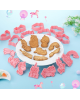 Baby Donkey Cookie Cutters Μονόκεροι 8 τμχ  CUT13 