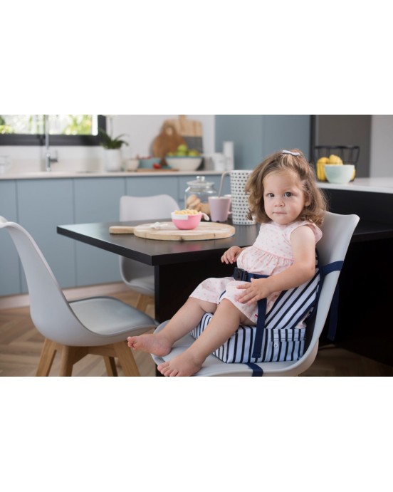 Baby to Love Easy Up (booster φαγητού) Μπλε ριγέ Baby to Love Easy Up (booster φαγητού) Μπλε ριγέ
