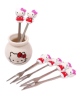 Baby Donkey Food Picks Hello Kitty 6 τμχ 	FOODPICKS13 