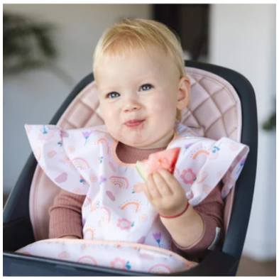 BabyOno: Αδιάβροχη σαλιάρα με θήκη 2-4years -RAINBOW BN1642/03
