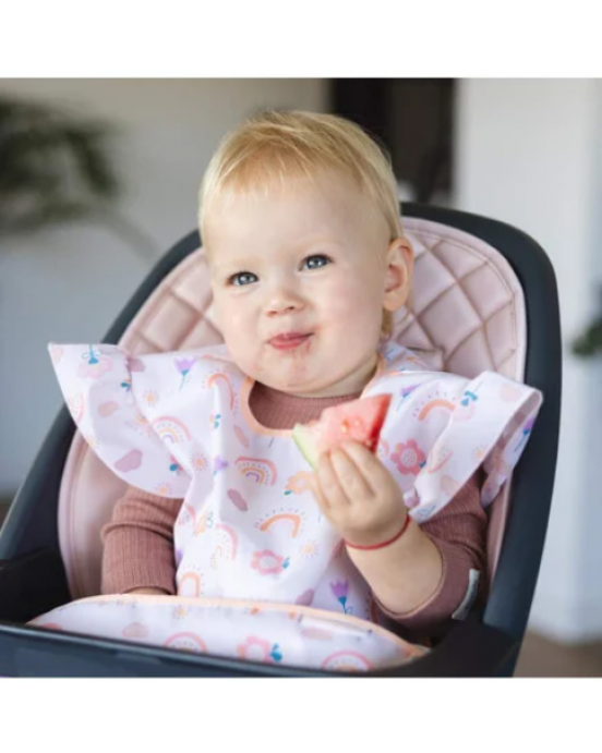 BabyOno: Αδιάβροχη σαλιάρα με θήκη 2-4years -RAINBOW BN1642/03