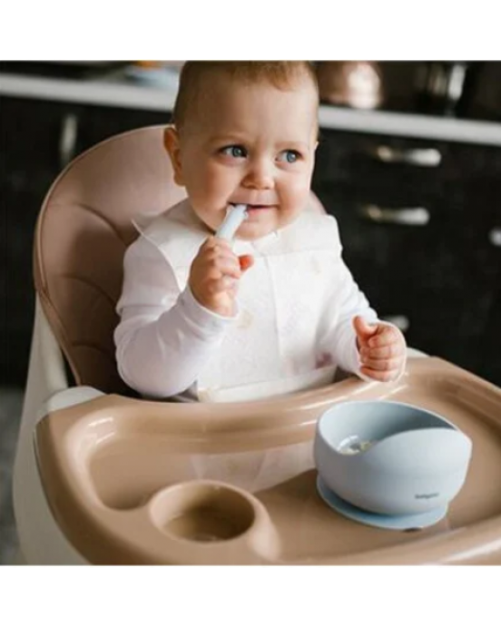 BabyOno: Μπολ σιλικόνης με βεντούζα-Μπλε  BN1481/01